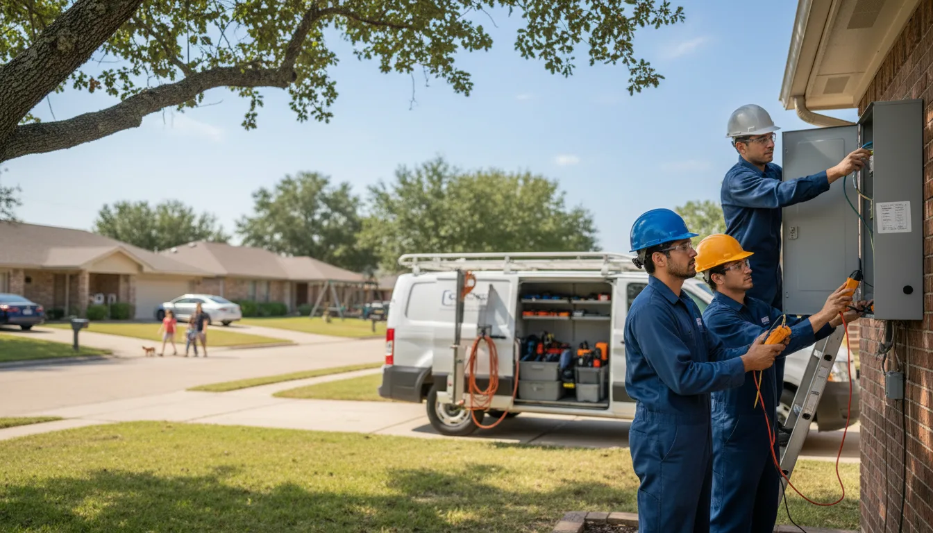 Certified electrician providing emergency electrical services in Hamden, NY